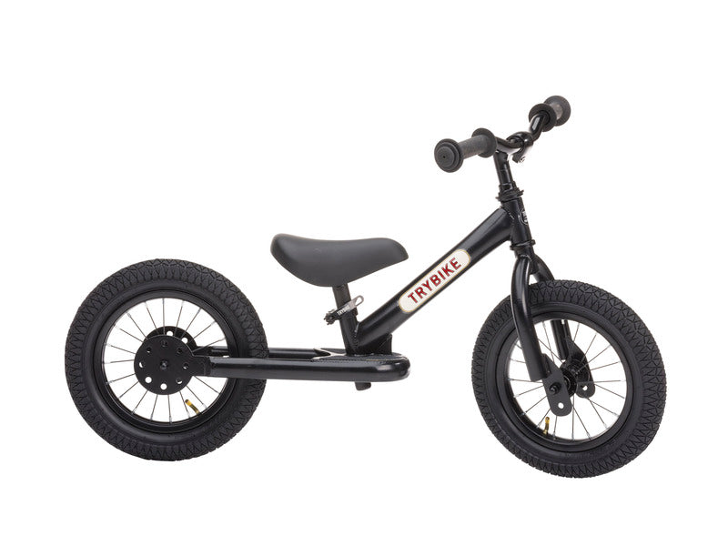 Trybike | Bicicleta Vintage din Otel Fara Pedale | Negru